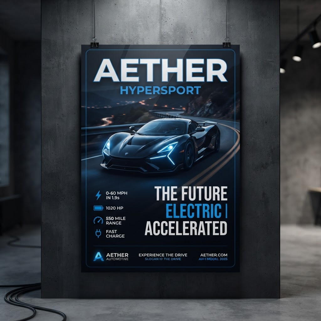 Auto brend poster